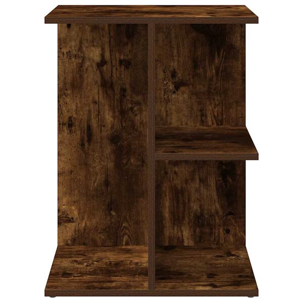 vidaXL Bedside Table Smoked Oak 46.5x29x61 cm Engineered Wood