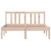 vidaXL Bed Frame without Mattress Solid Wood 120x200 cm