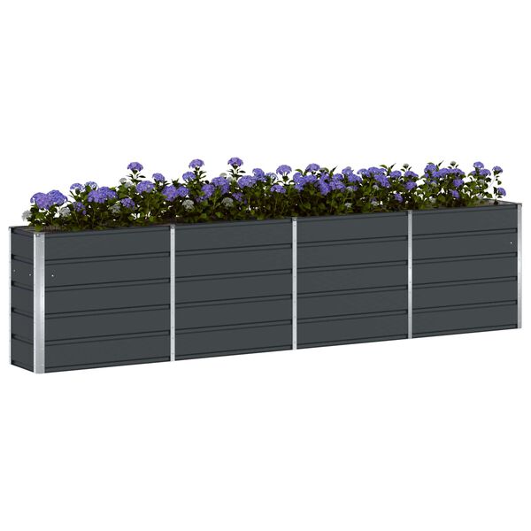 vidaXL Planter Anthracite 320 x 40 x 75 cm Steel