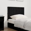 vidaXL Wall Headboard Black 95.5x3x60 cm Solid Wood Pine
