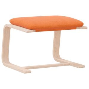 vidaXL Footstool Dark Yellow 51x41x40 cm Fabric