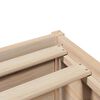 vidaXL Bed Frame with Headboard 140x190 cm Solid Wood Pine