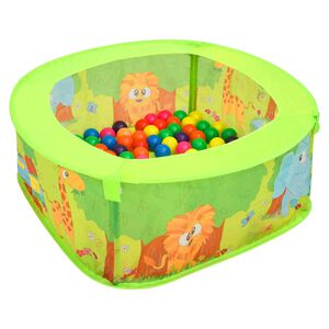 vidaXL Ball Pool with 300 Balls for Kids 75x75x32 cm