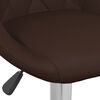 vidaXL Bar Stools 2 pcs Brown Faux Leather