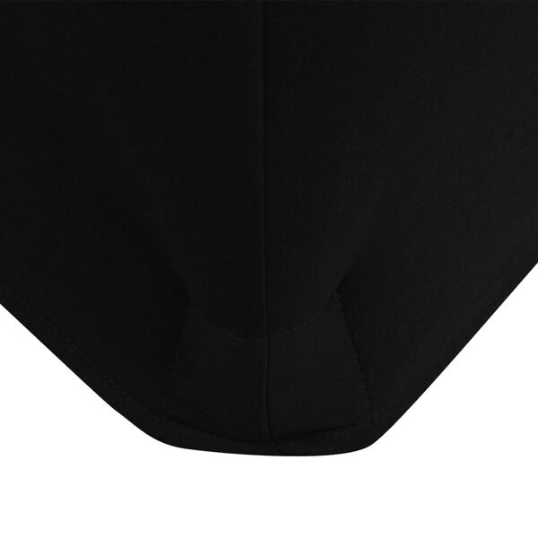 vidaXL Stretch Table Slipcovers 2 pcs 183x76x74 cm Black