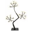 vidaXL S-Shape LED Christmas Tree 2 pcs Black 45 cm Plastic 336 LEDs