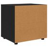 vidaXL Storage Cabinet Black 60 x 48 x 57 cm Engineered Wood