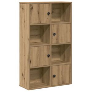 vidaXL Bookcase Artisan Oak 60x24x101,5 cm Engineered Wood