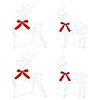 vidaXL Christmas Reindeer 4 pcs 180 LEDs Cold White