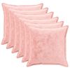 vidaXL Cushion Cover 6 pcs HOUTEN Pink 55 x 55 cm Flannel