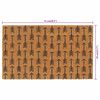 vidaXL Door Mat Natural 45x75 cm Tufted Coir