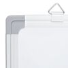 vidaXL Magnetic Whiteboard 60x40x1.7 cm Aluminium