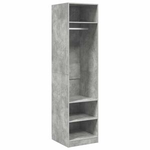 vidaXL Wardrobe | Concrete grey | Engineered wood | Compact | Wardrobe