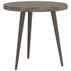 vidaXL 3 Piece Side Table Set Grey MDF and Iron