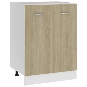 vidaXL Bottom Cabinet Lyon Sonoma Oak 60x46x81.5 cm Engineered Wood