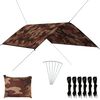 vidaXL Outdoor Tarp 3x2 m Camouflage