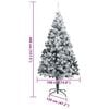 vidaXL Artificial Pre-lit Christmas Tree with Stand Green 400 cm PVC
