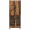 vidaXL Highboard 2 pcs Old Wood 69.5 x 34 x 180 cm
