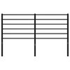 vidaXL Metal Headboard Black 135 cm