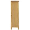 vidaXL Wine Cabinet 56x32x110 cm Solid Oak Wood