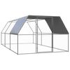 vidaXL Chicken Cage 3x6x2 m Galvanised Steel