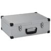 vidaXL Tool Suitcase 46x33x16 cm Silver Aluminium