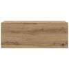 vidaXL Bathroom Wall Cabinet Artisan Oak 80x25x30 cm Engineered Wood