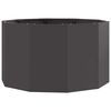 vidaXL Planter Black 90 x 90 x 50 cm Steel