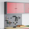 vidaXL Tool Cabinet Set with Shelf 3 pcs Red Powder-Coated Steel