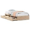 vidaXL Bed Frame without Mattress 75x190 cm Solid Wood Pine