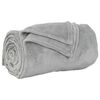 vidaXL Throw Blanket Grey 220 x 240 cm 1.37 kg Fleece