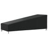 vidaXL Sun Lounger Cover Black 203x81x25/63 cm 420D Oxford