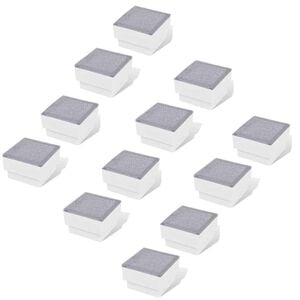 vidaXL LED Inground Lights 12 pcs 100x100x68 mm