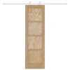 vidaXL Sliding Door ORKDAL Brown 61 x 198.5 cm Solid Pine Wood