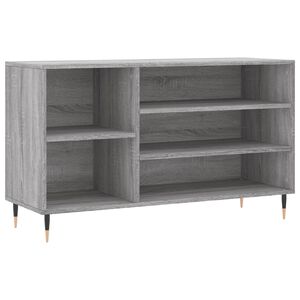 vidaXL Shoe Cabinet Grey Sonoma 102x36x60 cm Engineered Wood