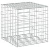 vidaXL Gabion with 5 mm Wire and 5x10 cm Mesh 50x50x50 cm