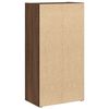 vidaXL Bookcase Brown Oak 40x24x77 cm Engineered Wood