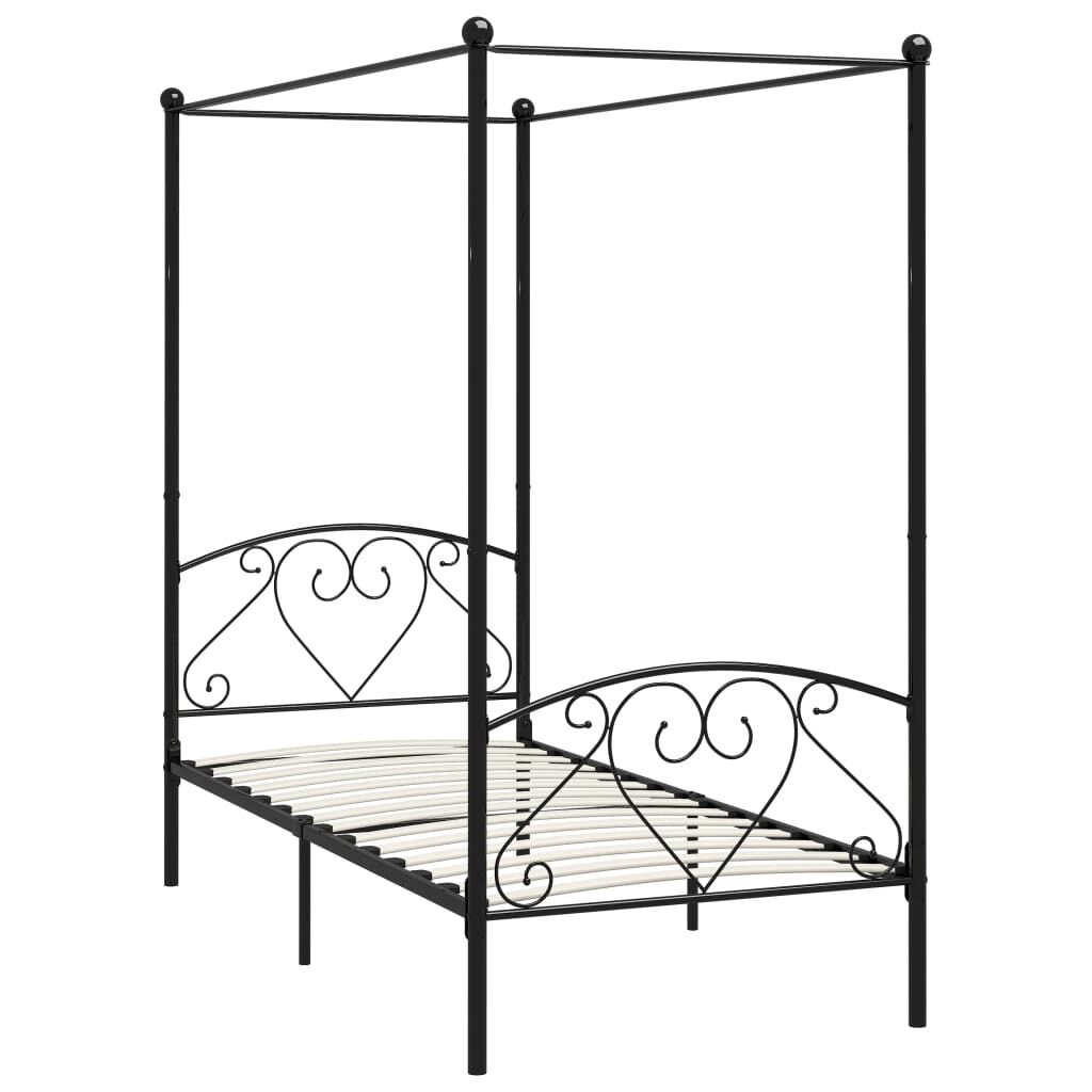 Black clearance metal canopy
