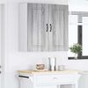vidaXL Kitchen Cabinet with Storage Kalmar Grey Sonoma 80 x 31 x 80 cm