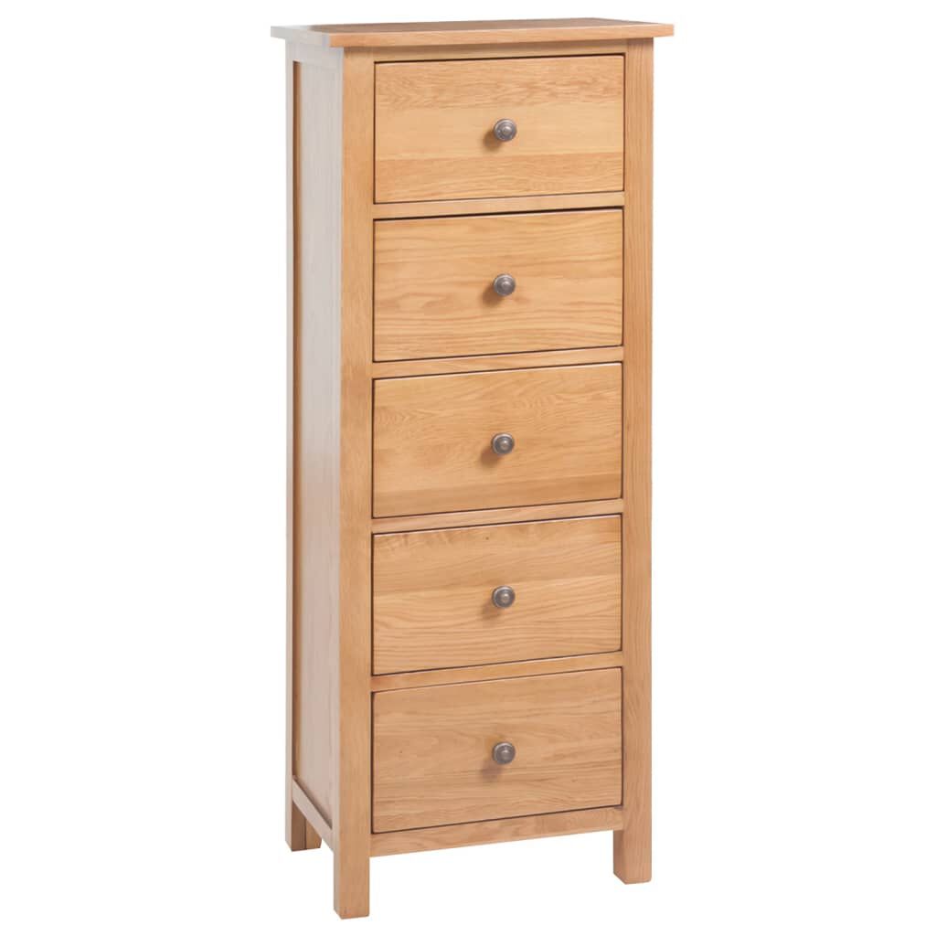 Tall chest of sales drawers solid wood