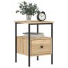 vidaXL Bedside Cabinets 2 pcs Sonoma Oak 34x36x50 cm Engineered Wood