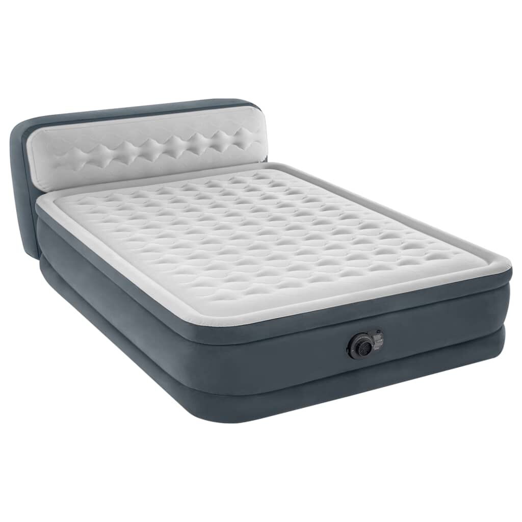Intex queen deluxe airbed grey hotsell