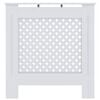 vidaXL MDF Radiator Cover White 78 cm