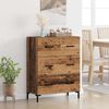 vidaXL Sideboard Old Wood 69.5 x 34 x 90 cm Engineered Wood and Iron