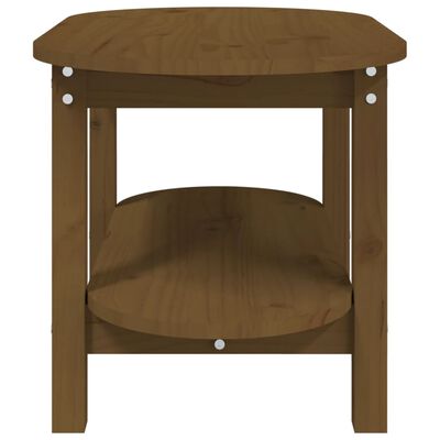 vidaXL Coffee Table Honey Brown 80x45x45 cm Solid Wood Pine