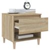 vidaXL Bedside Tables 2 pcs Sonoma Oak 50x46x50 Engineered Wood