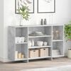 vidaXL Sideboard Concrete Grey 120x30x75 cm Engineered Wood