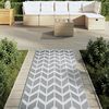vidaXL Outdoor Carpet ARAKIL Grey 80x250 cm PP