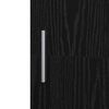 vidaXL Highboard 2 pcs Black Oak 45 x 42.5 x 185 cm