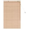 vidaXL Venetian Blind Oak Look 95 x 130 cm 35 mm Solid Paulownia Wood